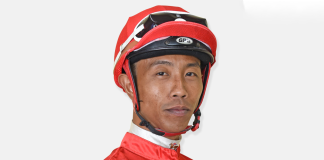 Jockey Z Khairil was suspended from riding in races for a period of three (3) months with effect from 18 September 2023 and to expire on 17 December. Photo: SLTC
