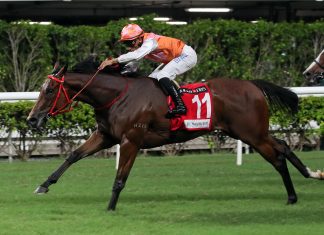 Karis Teetan pilots Helene Feeling to an impressive win.