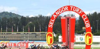 Selangor racing action.