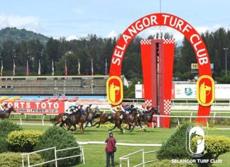 Selangor racing action.
