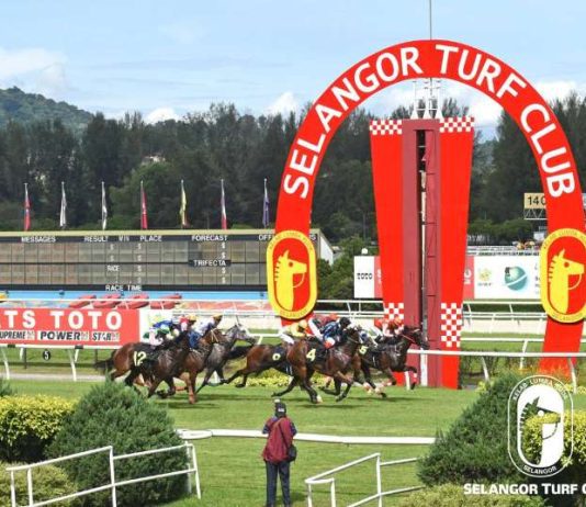 Selangor racing action.