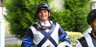 Jockey Louis-Philippe Beuzelin won his first race on his second ride since his move to Sydney, Australia.