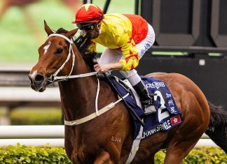 California Spangle wins the 2022 G1 LONGINES Hong Kong Mile.