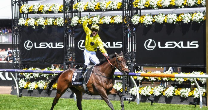 Without A Fight won the Melbourne Cup