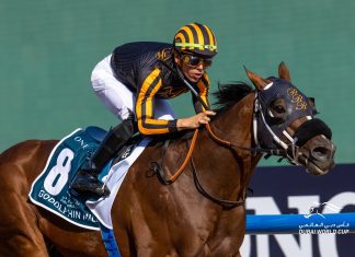 Multiple G1-winning jockey Tyler Gaffalione flies in to partner ISOLATE in the AED1Million G2 Al Maktoum Mile on Friday at Meydan.