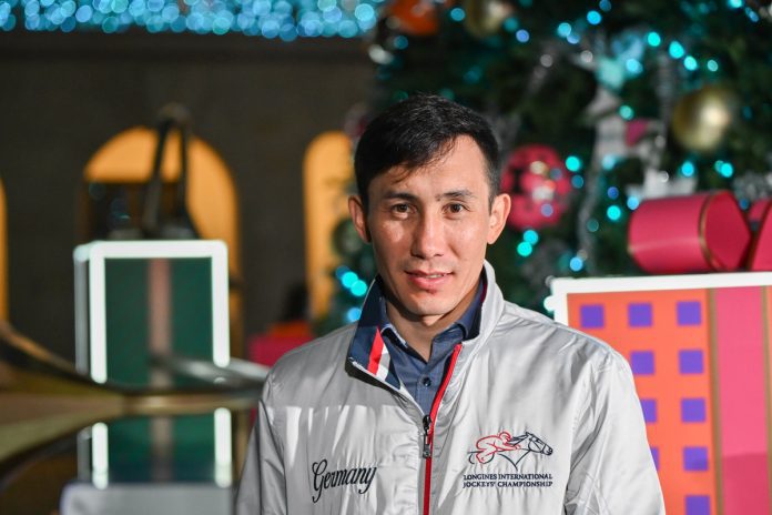 news_2023120502037_01 Bauyzhan Murzabayev is excited for LONGINES IJC.
