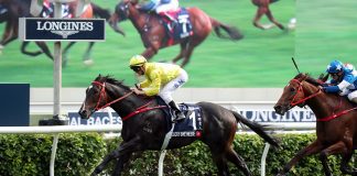 Lucky Sweynesse careers to his fourth Group 1 victory.