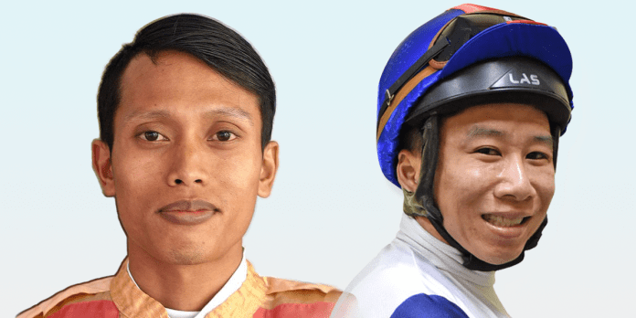 S-Saddam_HK-Cheng Jockeys S Saddam & HK Cheng handed one-year disqualifications.