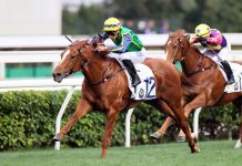 Mugen forges clear under Karis Teetan.