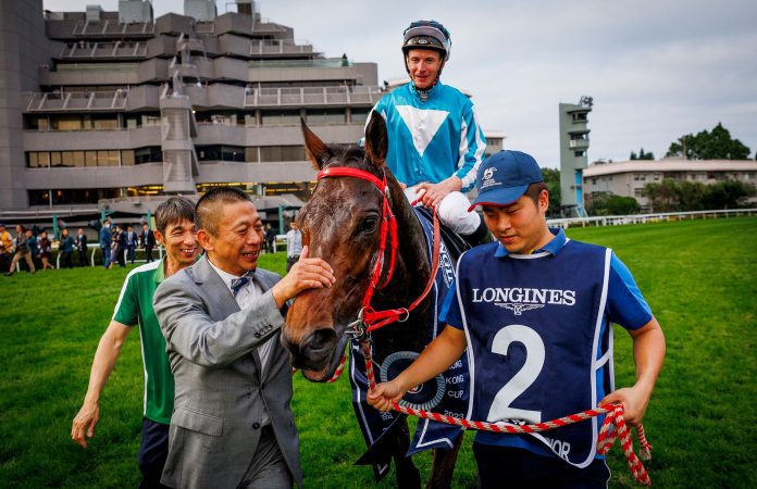 news_2024022201417_01 Romantic Warrior after winning at last December’s LONGINES Hong Kong International Races.
