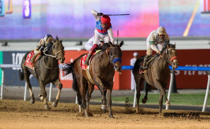 GI-9RBUXkAAvrwi Bob Baffert has won four Dubai World Cups so far.