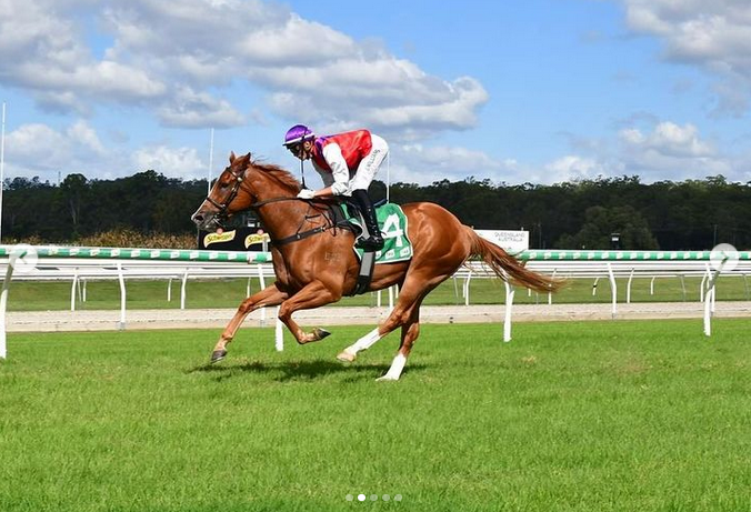 Flag Hall wins decisively first-up at Ipswich last start.