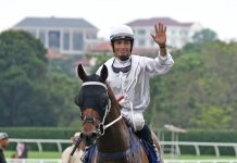 Popular jockey Shafiq made his mark at Selangor with a five-timer.